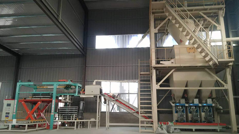 干粉砂漿、膩?zhàn)臃凵a(chǎn)線(xiàn)