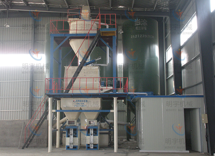 my-80干粉砂漿、膩子粉生產(chǎn)線